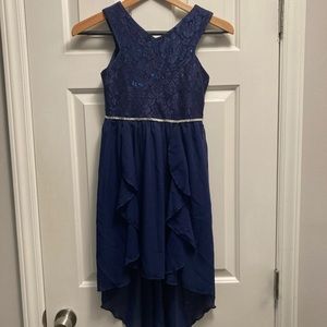 Girl’s Navy Formal Dress/ Sleeveless/ Size 10